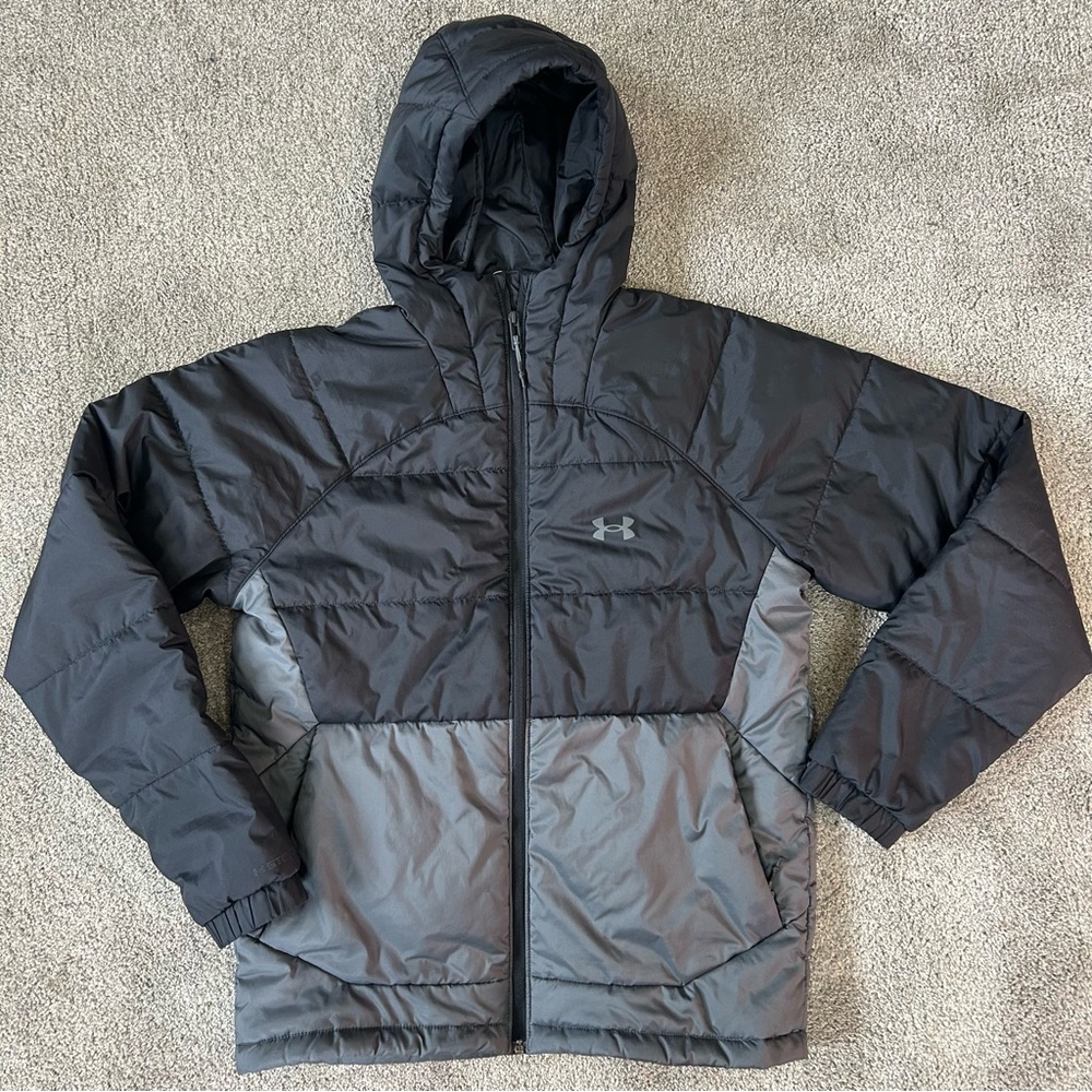 Under Armour Storm Charcoal and Slate Puffer Jacket Men’s Size M